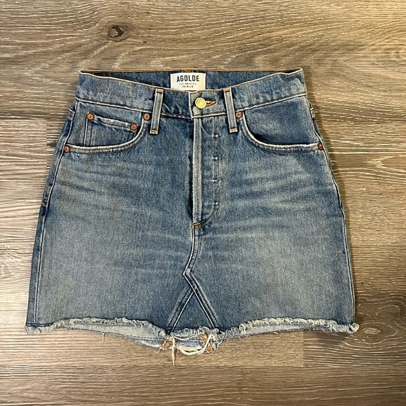 AGOLDE High Rise Mini Skirt - Picture 5 of 7